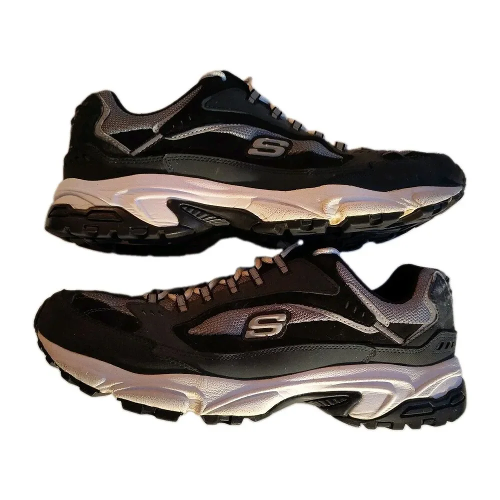 Skechers Stamina Nuovo Men's Size 15 Wide Leather Walking Casual Sneakers 50988